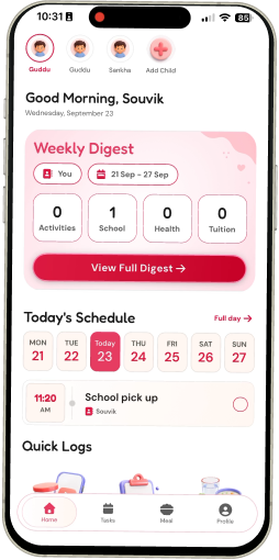 Cuddly Parenting App
